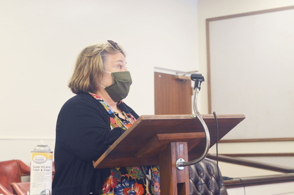Claudette Jones answers questions about a salary study